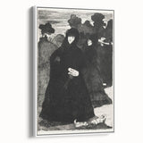 At the Prado II - Elegant Etching by Édouard Manet