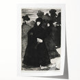 At the Prado II - Elegant Etching by Édouard Manet