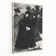 At the Prado II - Elegant Etching by Édouard Manet