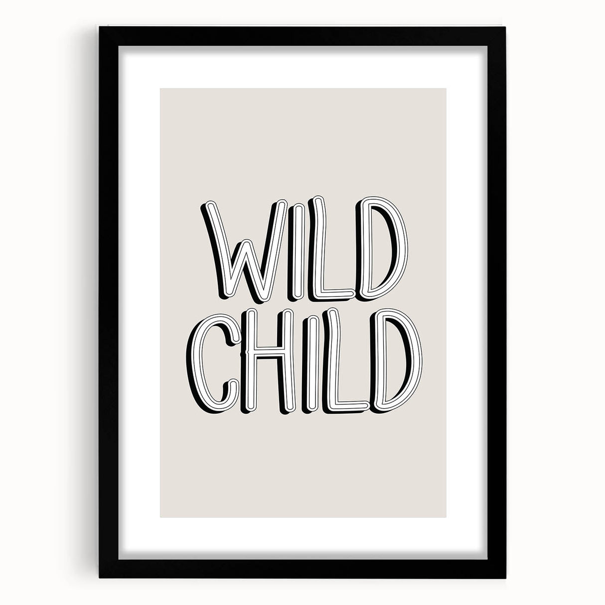 Wild Child Boys Room Wall Art – Kids Wall Art Prints for Playroom