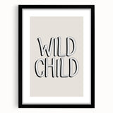 Wild Child Boys Room Wall Art – Kids Wall Art Prints for Playroom