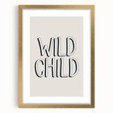 Wild Child Boys Room Wall Art – Kids Wall Art Prints for Playroom