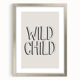 Wild Child Boys Room Wall Art – Kids Wall Art Prints for Playroom