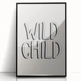 Wild Child Boys Room Wall Art – Kids Wall Art Prints for Playroom