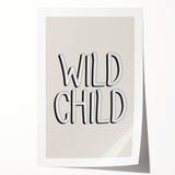 Wild Child Boys Room Wall Art – Kids Wall Art Prints for Playroom
