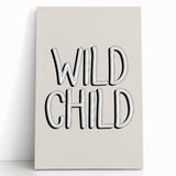 Wild Child Boys Room Wall Art – Kids Wall Art Prints for Playroom