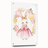 Princess Bunny Girls Room Wall Art – Nursery Print
