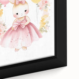Princess Bunny Girls Room Wall Art – Nursery Print