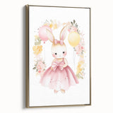 Princess Bunny Girls Room Wall Art – Nursery Print