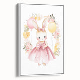 Princess Bunny Girls Room Wall Art – Nursery Print