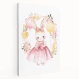 Princess Bunny Girls Room Wall Art – Nursery Print
