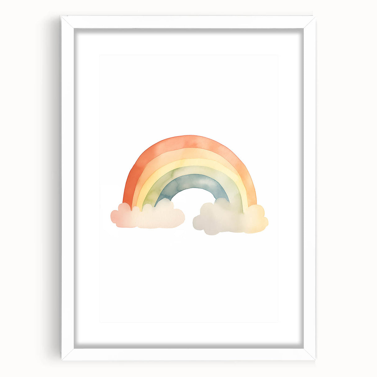 Pastel Rainbow Nursery Wall Art – Baby Room Decor & Kids Prints