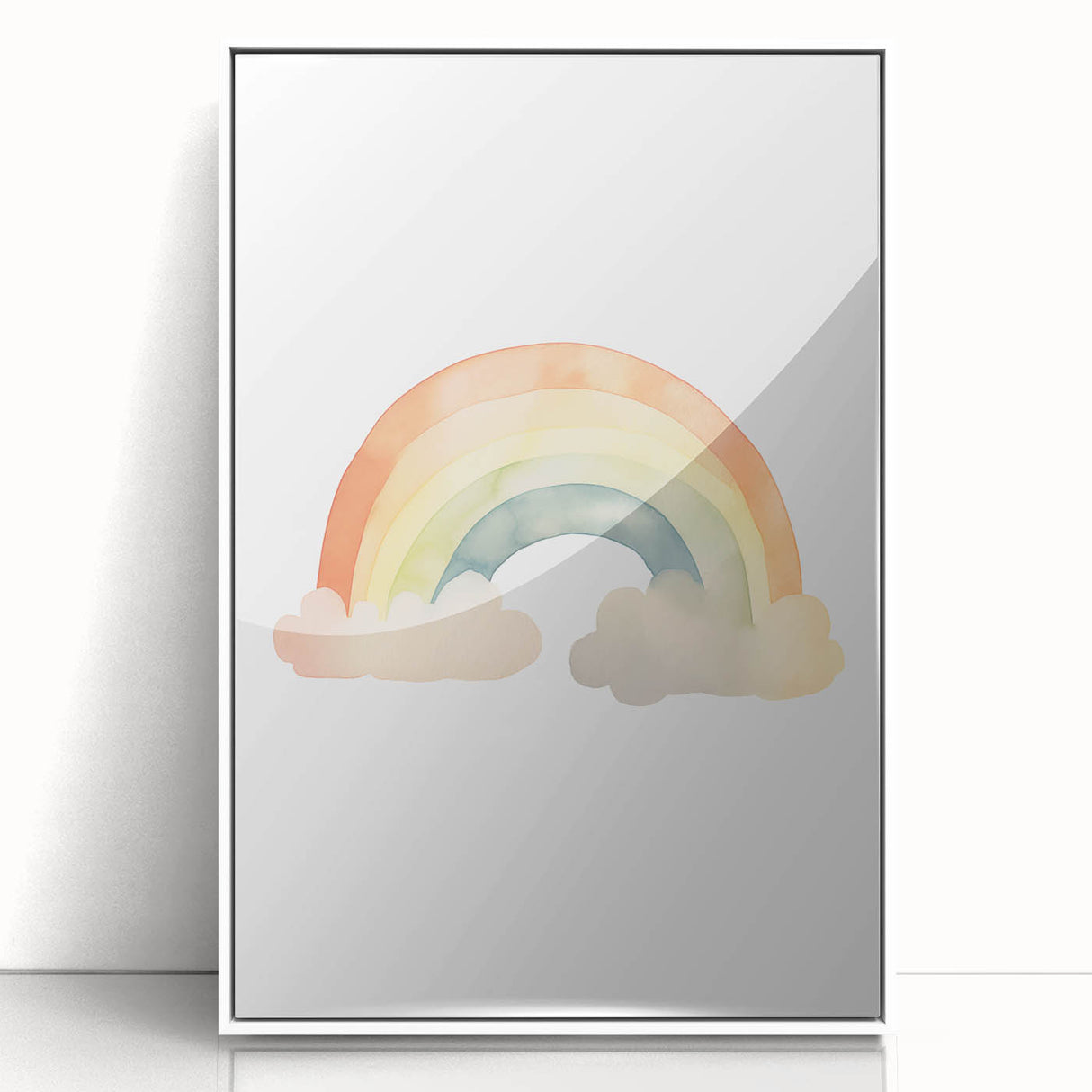 Pastel Rainbow Nursery Wall Art – Baby Room Decor & Kids Prints