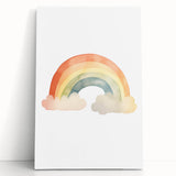 Pastel Rainbow Nursery Wall Art – Baby Room Decor & Kids Prints