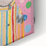 Colorful Dog Kids Room Wall Art – Rolled Paper Art Prints for Kids