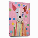Colorful Dog Kids Room Wall Art – Rolled Paper Art Prints for Kids