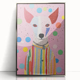 Colorful Dog Kids Room Wall Art – Rolled Paper Art Prints for Kids