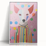 Colorful Dog Kids Room Wall Art – Rolled Paper Art Prints for Kids