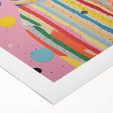 Colorful Dog Kids Room Wall Art – Rolled Paper Art Prints for Kids