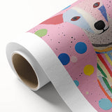 Colorful Dog Kids Room Wall Art – Rolled Paper Art Prints for Kids