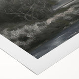 Rolled canvas artwork showcasing a vibrant African landscape design, featuring rich colors and intricate details, elegantly packaged in a protective cardboard tube. Perfect for home decor.