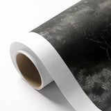 Rolled canvas showcasing a vibrant African landscape design with rich colors, carefully packaged in a protective cardboard tube, ideal for home decor.