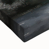 Close-up of a vibrant stretched canvas showcasing a detailed landscape design, featuring rich colors and textures, perfect for home decor or art enthusiasts.