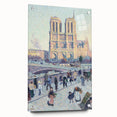 Modern Wall Art - Quai Saint Michel & Notre Dame - Paris Cityscape Print