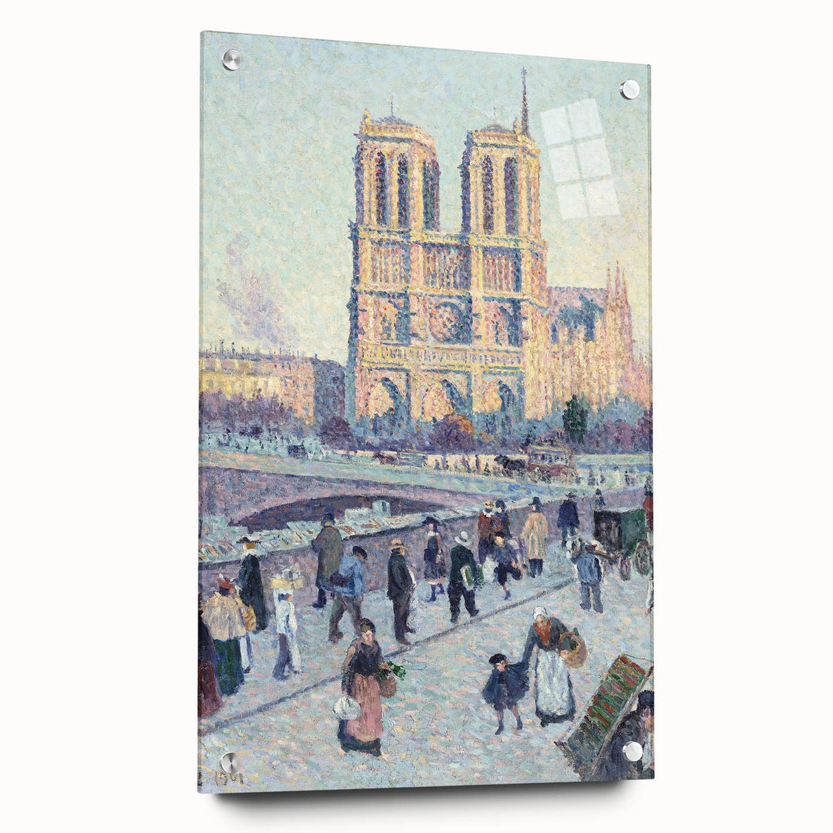 Modern Wall Art - Quai Saint Michel & Notre Dame - Paris Cityscape Print