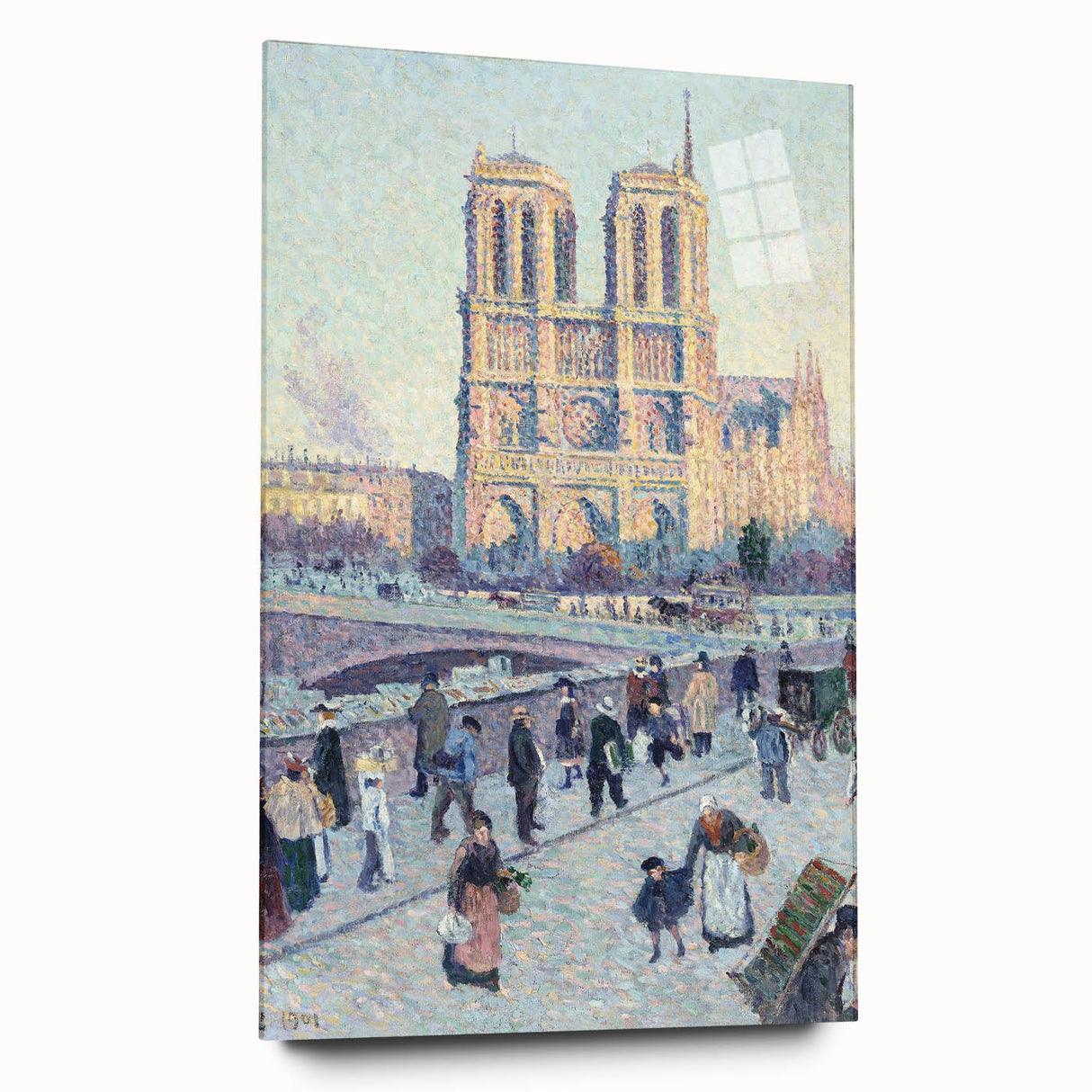 Modern Wall Art - Quai Saint Michel & Notre Dame - Paris Cityscape Print
