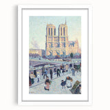 Modern Wall Art - Quai Saint Michel & Notre Dame - Paris Cityscape Print