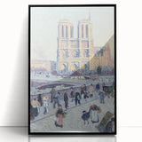 Modern Wall Art - Quai Saint Michel & Notre Dame - Paris Cityscape Print