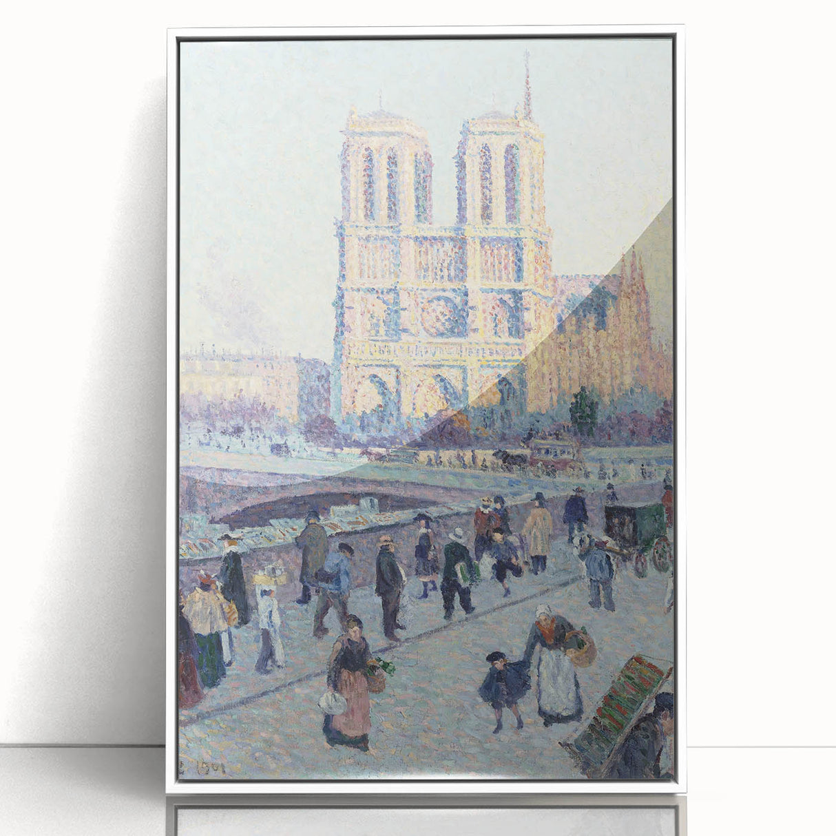 Modern Wall Art - Quai Saint Michel & Notre Dame - Paris Cityscape Print