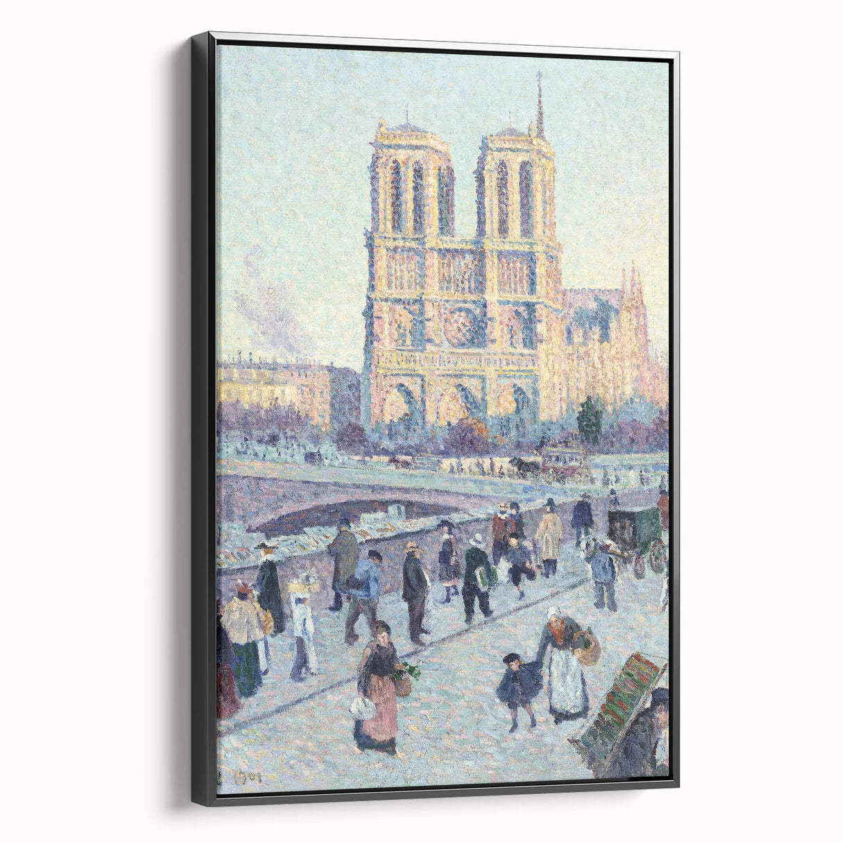 Modern Wall Art - Quai Saint Michel & Notre Dame - Paris Cityscape Print