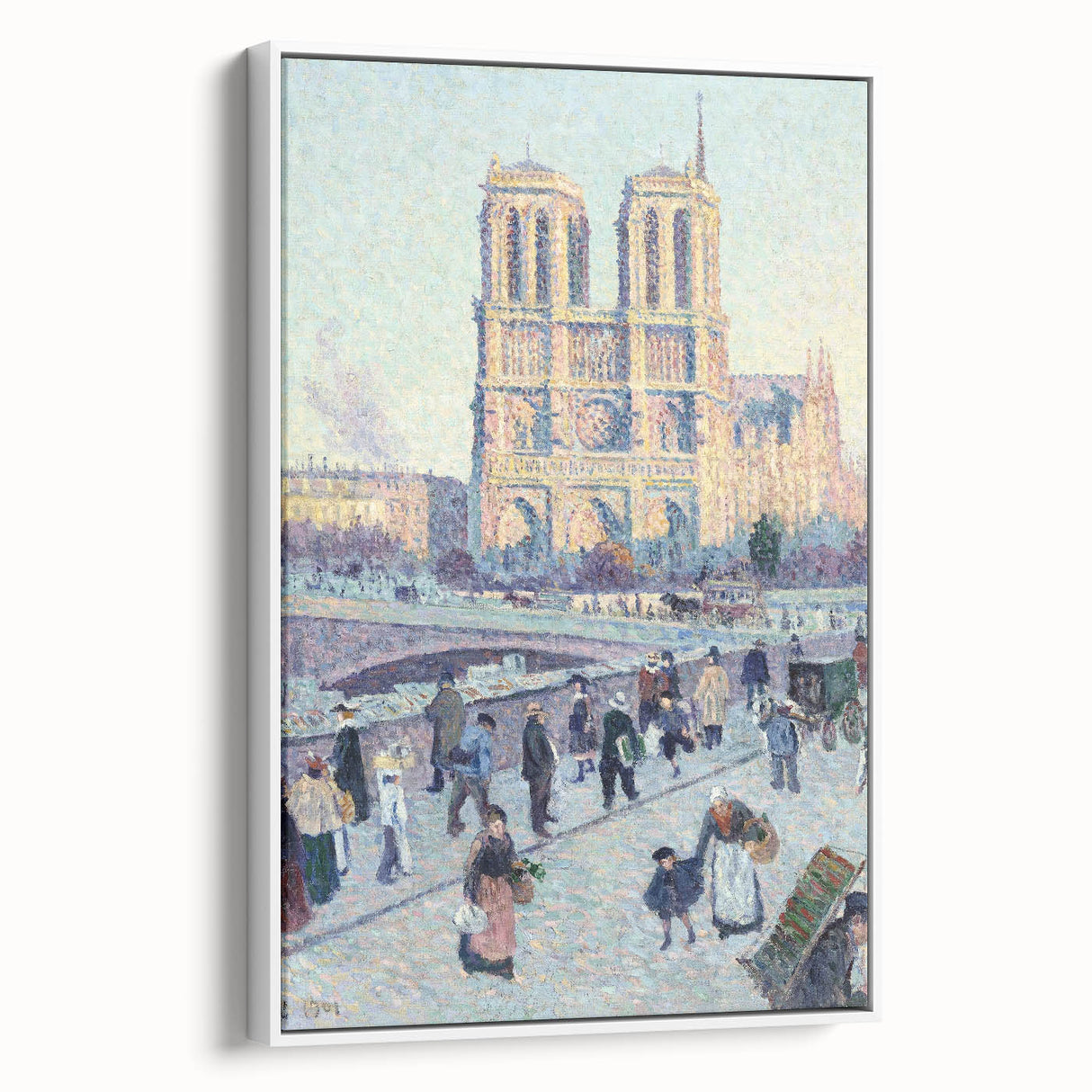 Modern Wall Art - Quai Saint Michel & Notre Dame - Paris Cityscape Print