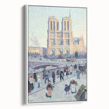 Modern Wall Art - Quai Saint Michel & Notre Dame - Paris Cityscape Print