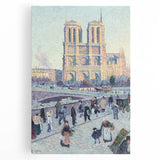Modern Wall Art - Quai Saint Michel & Notre Dame - Paris Cityscape Print