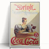Retro Coca-Cola Wall Art – Vintage Mid-Century Modern Poster Print