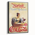 Retro Coca-Cola Wall Art – Vintage Mid-Century Modern Poster Print