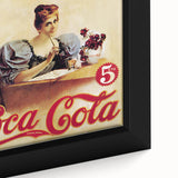 Retro Coca-Cola Wall Art – Vintage Mid-Century Modern Poster Print