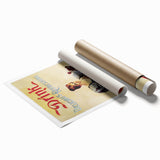 Retro Coca-Cola Wall Art – Vintage Mid-Century Modern Poster Print