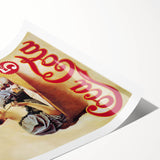 Retro Coca-Cola Wall Art – Vintage Mid-Century Modern Poster Print