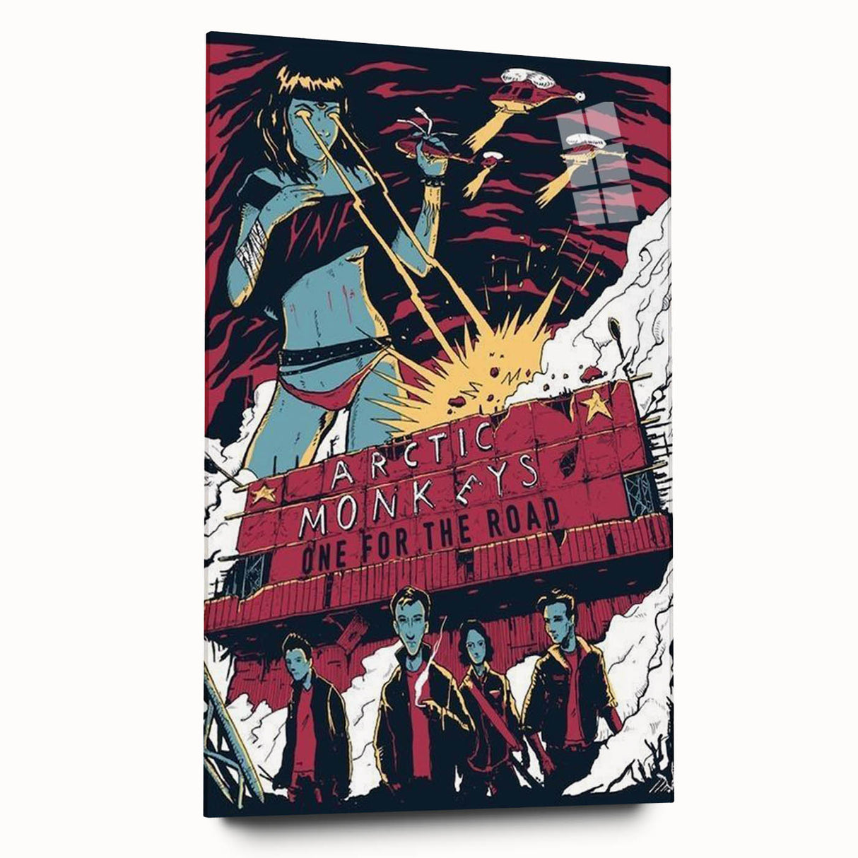Arctic Monkeys One for the Road Poster – Retro Rock Wall Art