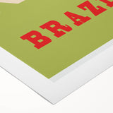 Rio Retro Travel Poster | Vibrant Toucan & Brazil Paradise Art