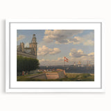 Realism Seascape Art - View from Kronborg by C.W. Eckersberg Print