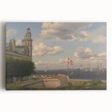 Realism Seascape Art - View from Kronborg by C.W. Eckersberg Print