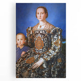 Renaissance Art Prints: Eleanor of Toledo with Giovanni by Agnolo Bronzino
