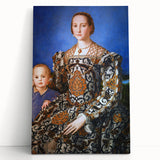 Renaissance Art Prints: Eleanor of Toledo with Giovanni by Agnolo Bronzino