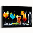 Colorful Cocktail Bar Art – Vibrant Drinks Kitchen Wall Print