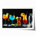 Colorful Cocktail Bar Art – Vibrant Drinks Kitchen Wall Print